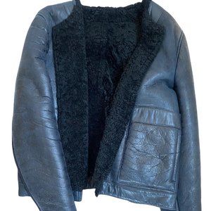 Givenchy leather jacket (black), size 48